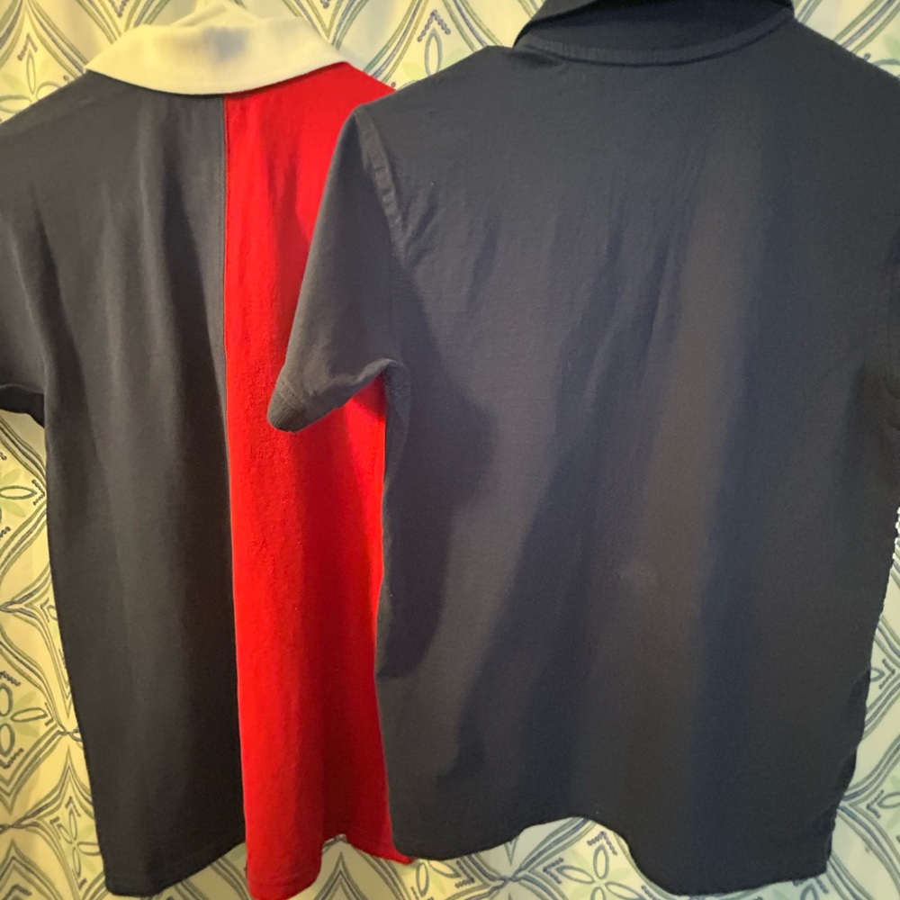 NWOT BUNDLE 2 Nautica Boys Navy/Red Polo Shirts  Classic Design PRICED FOR BOTH - Picture 6 of 14